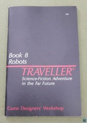 Robots – 1ST PRINT (Traveller RPG Book 8) Game Designers Workshop GDW 344