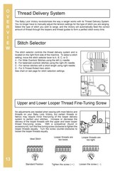 BABY LOCK Victory BLS3 Serger Instruction Manual – WIRE BOUND – TOUGH COVERS