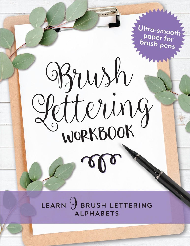 Brush Lettering Workbook – paperback Peter Pauper Press, Inc.