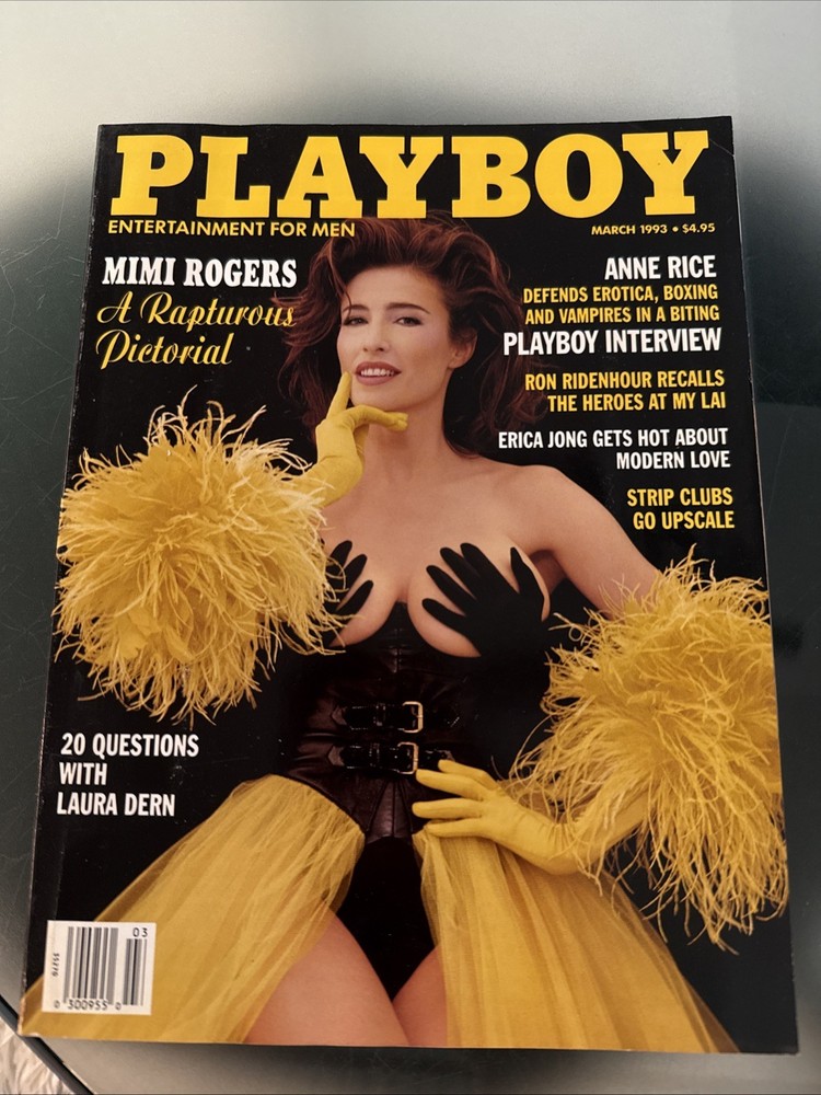 Playboy Magazine March 1993 Mimi Rogers Cover – Excellent Condition