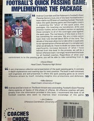 FOOTBALLS QUICK PASSING GAME (ART & SCIENCE OF COACHING) By Andrew Coverdale: VG