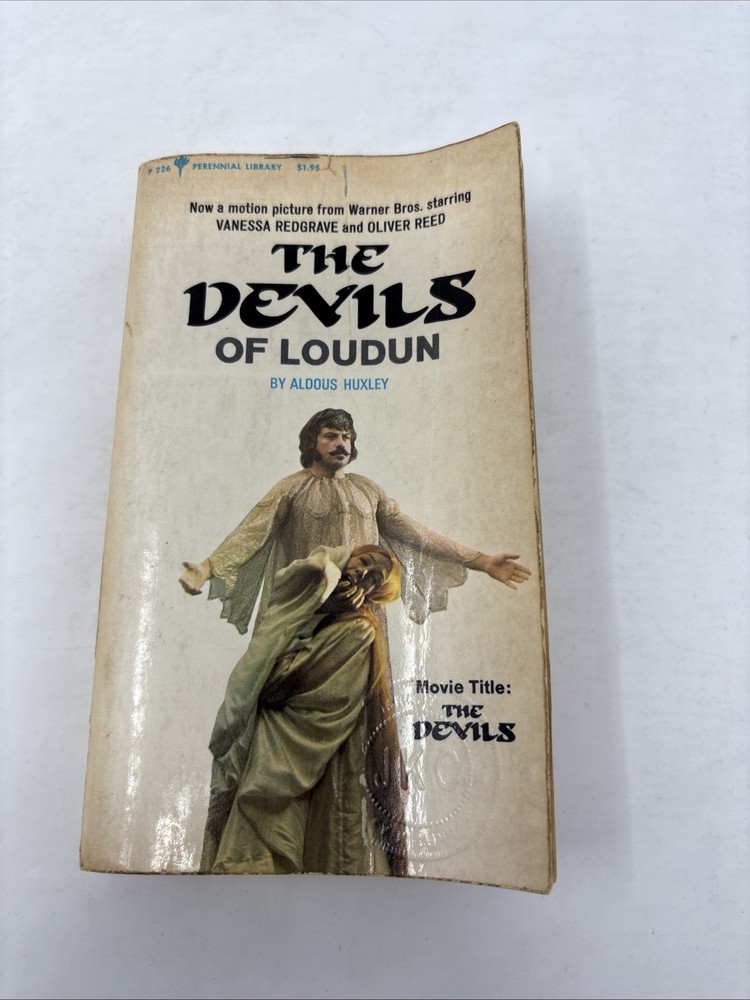 The Devils of Loudun by Aldous Huxley 1971 1st Print Movie Paperback