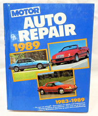 Motor Auto Repair Car Manual 1983 to 1989 Lg Hardback Cover