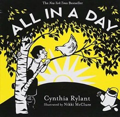 All in a Day – Board book By Rylant, Cynthia – GOOD