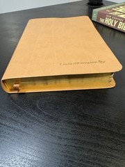 NCV Holy Bible Camel Bonded Leather Gold Gilt Edge Box ISBN 0-7180-0368-3 5295CL