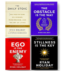 4 Books Set Ryan Holiday Brand New English Paperback Free Shipping USA ITEM