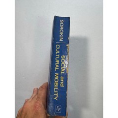 Social and Cultural Mobility by Pitirim A Sorokin 1964 1st Free Press Paperback