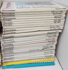 Vintage Lot of 83 Prevention Magazines 1968-1987 1960s 1970s 1980s