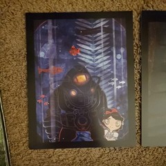 Bioshock 2 Special Edition Strategy Guide Brady Games with the Lithographs