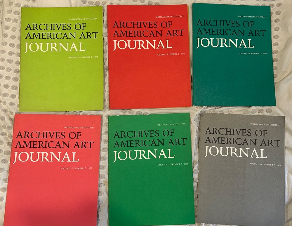 17 informative and scholarly Archives of American Art – cheap