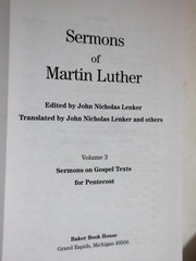 Sermons of Martin Luther (8 Volume Set Lot Complete) HC – Baker Book