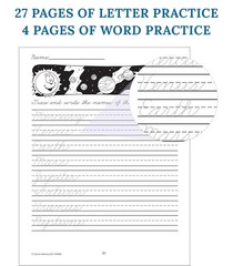 Beginning Traditional Cursive Handwriting Workbook for Kids Handwriting Pract…