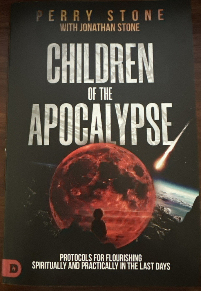 SIGNED Children of the Apocalypse by Perry Stone with Jonathan Stone, paperback