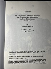 MATRIX III Volume I 1 & 2 II,UFO,Alien,Valdamar Valerian,Large 8.5*11”,REPRINT