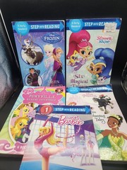 Step into Reading Early Readers Lot Of 5 Paperback Books FOR GIRLS