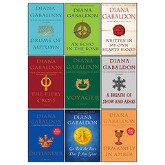 Outlander Series 9 Books Collection Set by Diana Gabaldon (Outlander, Written in