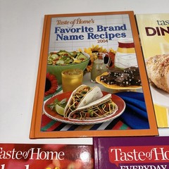 Taste of Home Cookbooks For Busy Moms Lot Of 5 – Tons of Recipes – Hardcover