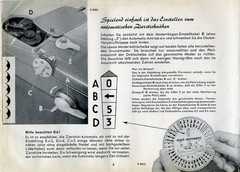 PFAFF 362-261 Automatic Sewing Machine Instruction Manual IN GERMAN – WIRE BOUND