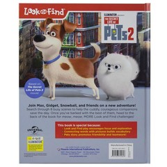 Look and Find Activity Book – The Secret Life of Pets 2 Fun for Kids, Engaging L