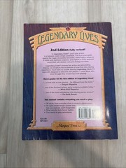 LEGENDARY LIVES – 2nd Edition (1993) Fantasy RPG Book – Kathleen Williams RARE