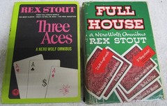 4 Rex Stout Royal Flush BCE Nero Wolfe Omnibus Vtg HCDJ Viking 1965 DJ 3 Aces +