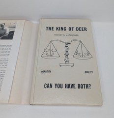The King of Deer by Rodney G. Marburger SIGNED 1986 Second Edition ~ 272 Pages
