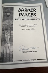 Richard Matheson Signed Limited Edition Book – Numbered 494 of 500