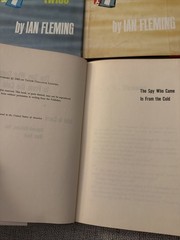 James Bond Book Collection Ian Fleming 1962-1964 Hardcover Original