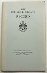 The Turnbull Library Record 5/72 New Zealand History Katherine Mansfield