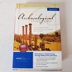 Zondervan Archaelogical Study Bible NIV Hardcover Book W/Software Disc 2005