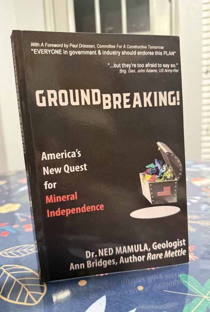 SIGNED!! Groundbreaking! .. by Dr. Ned Mamula, Geologist.. Paperback 2018.