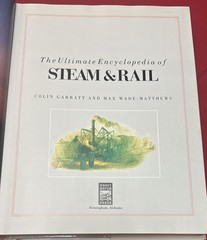 The Ultimate Encyclopedia of Steam & Rail 1998 Hardcover 512 Pages Book Trains
