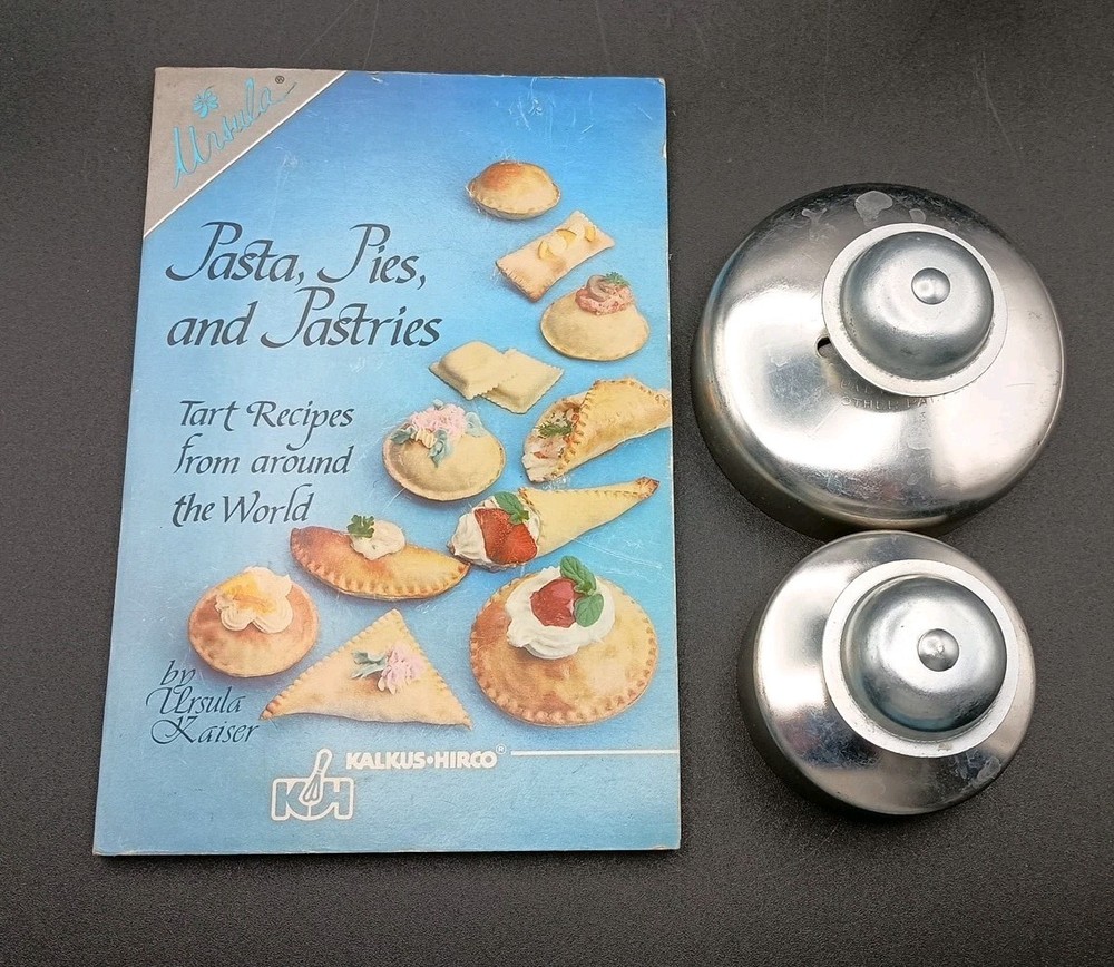 Pasta, Pies, and Pastries Cutters with Recipe Book 1 Tart Master 1 Unbranded