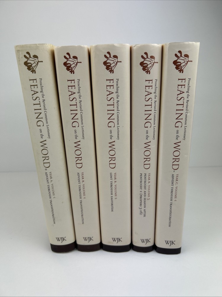 Lot of 5 Feasting on the Word Year Volumes 1-ABC 2-B 3-B By Bartlett & Taylor