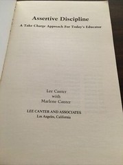 Assertive Discipline Lee Canter Ppbk