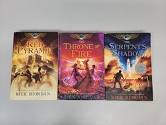 Lot of 3 The Kane Chronicles Paperback Books by Rick Riordan