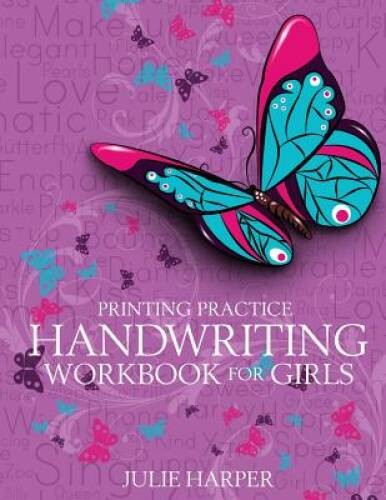 Printing Practice Handwriting Workbook for Girls – Paperback – VERY GOOD