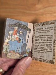 4 Little Little Minature Golden Books – Vintage 2.75″
