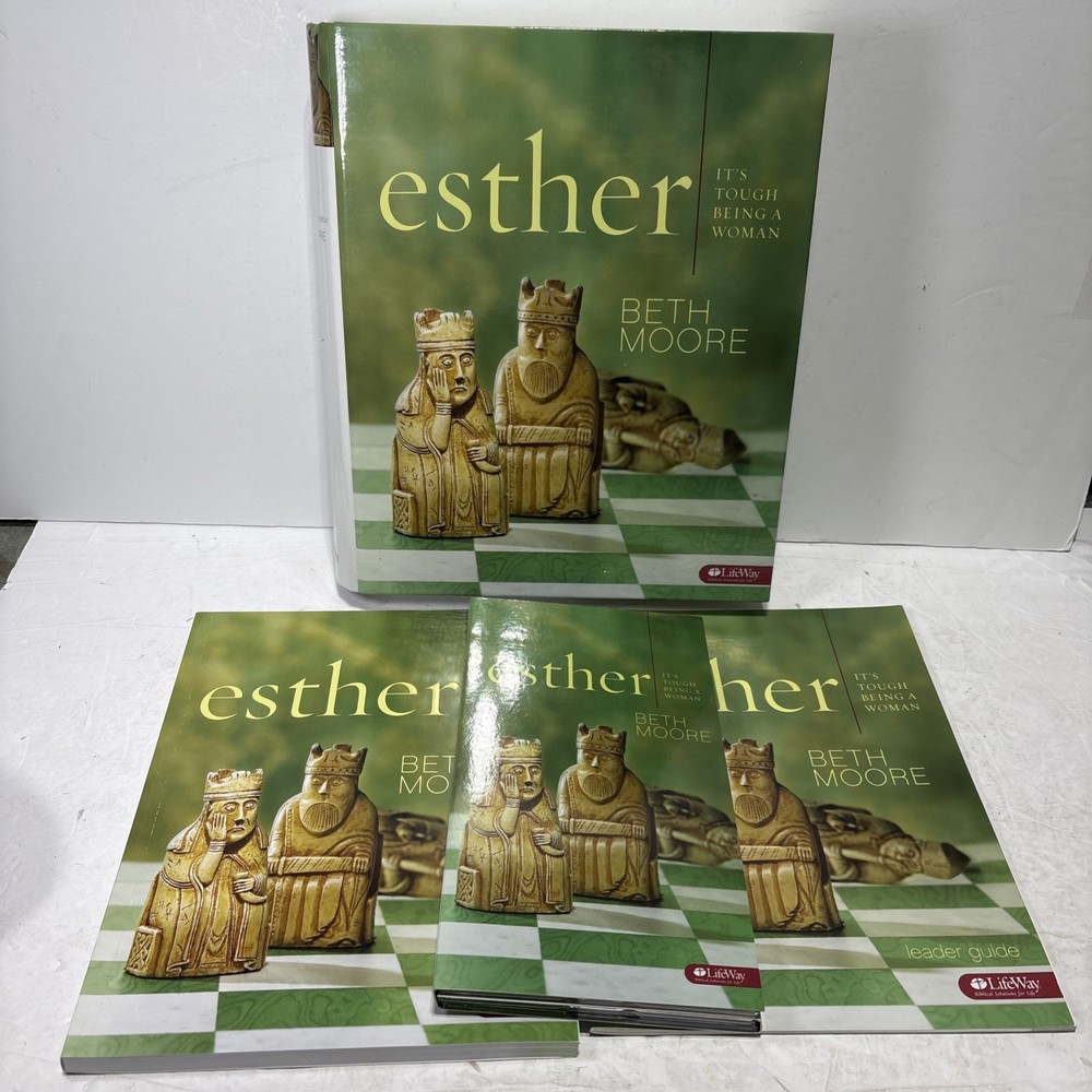 Esther It’s Tough Being a Woman 6 DVDs Leader Guide Workbooks Beth Moore LifeWay