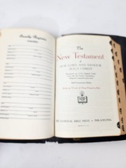 National Bible Press Old & New Testament Pronouncing Red Letter Teacher Ed. 60’s