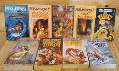 HUGE LOT OF 80+ PIERS ANTHONY BOOKS VINTAGE SCIENCE FICTION FANTASY NOVELS