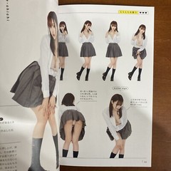 Beautiful Echi Echi Pose Book Manga Pose Cosplay Pose Art Book Illustration