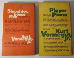Kurt Vonnegut Slaughterhouse Five 1971 & Player Piano 1974 First Dell Paperbacks
