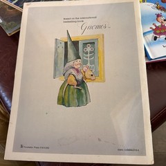 1980 Gnomes: Color and Story Album Poortvliet & Huygen *plz read descript.