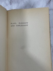 First Edition Bernard Shaw PLAYS: PLEASANT AND UNPLEASANT volume 2 only, 1898