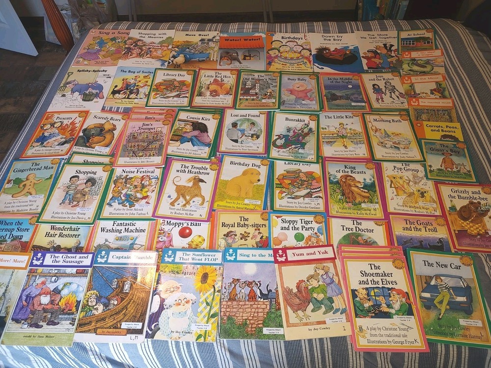 Joy Cowley The Wright Group Books Lot of 70 Story Box Sunshine Homeschool Reader