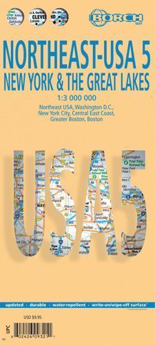 Usa 5 Ne, Ny and Great Lakes by Not Available (2009, Map, Other)