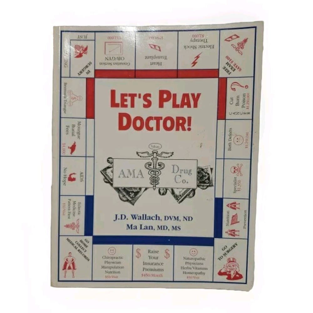 Lets Play Doctor Joel Wallach Ma Lan 4th Ed Paperback Medical Health Freedom