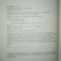 Flight of the Intruder by Stephen Coonts Vtg 1986 HC Naval Institute Press