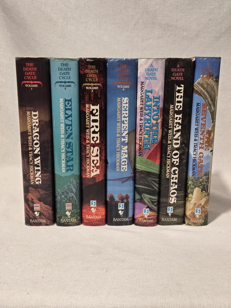Death Gate Cycle Complete 7-Book HC Set Weis Hickman 1st Editions Dragon Wing